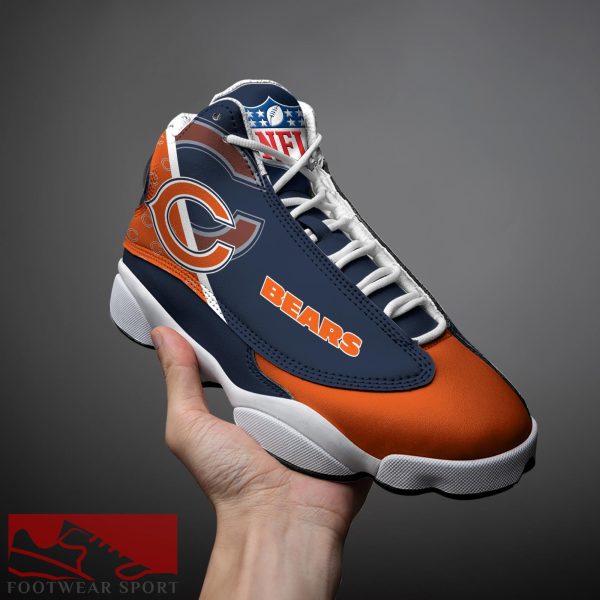 Chicago Bears Custom Name Air Jordan 13 Sports Shoes For Fans Gift Men And Women - Chicago Bears Custom Name Air Jordan 13 Sports Shoes_3