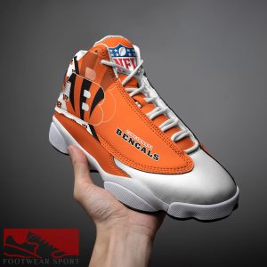 Cincinnati Bengals Custom Name Air Jordan 13 Sports Shoes For Fans Gift Men And Women - Cincinnati Bengals Custom Name Air Jordan 13 Sports Shoes_3