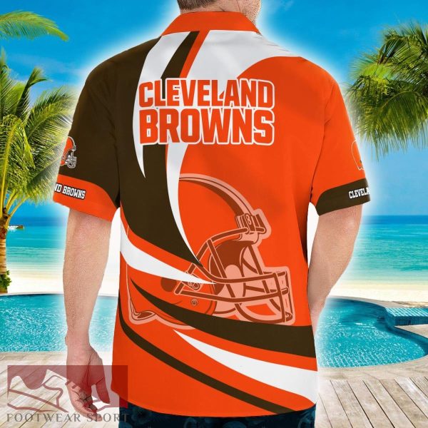 Cleveland Browns Classic Button Up Hawaiian Shirt For Men And Women Gift Summer Beach - Cleveland Browns Classic Button Up Shirt_8