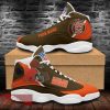 Cleveland Browns Custom Name Air Jordan 13 Sports Shoes For Fans Gift Men And Women - Cleveland Browns Custom Name Air Jordan 13 Sports Shoes_1