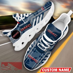 Custom Name GMC Logo Camo Navy Max Soul Sneakers Racing Car And Motorcycle Chunky Sneakers - GMC Logo Racing Car Tractor Farmer Max Soul Shoes Personalized Photo 20