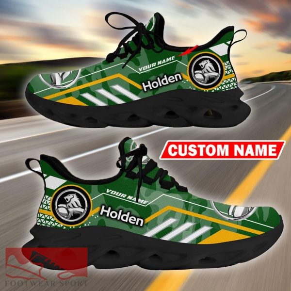 Custom Name Holden Logo Camo Green Max Soul Sneakers Racing Car And Motorcycle Chunky Sneakers - Holden Logo Racing Car Tractor Farmer Max Soul Shoes Personalized Photo 7