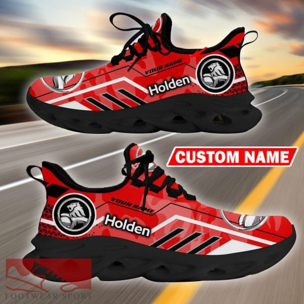 Custom Name Holden Logo Camo Red Max Soul Sneakers Racing Car And Motorcycle Chunky Sneakers - Holden Logo Racing Car Tractor Farmer Max Soul Shoes Personalized Photo 4