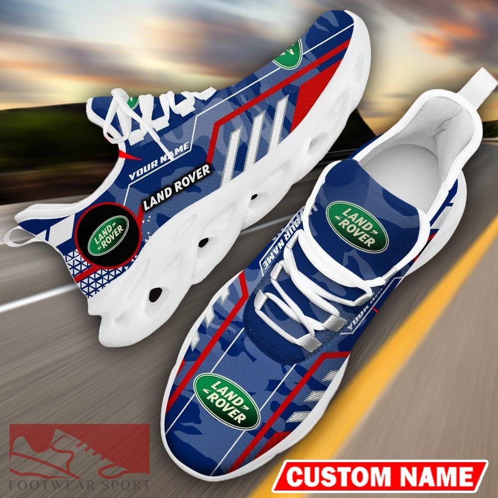 Custom Name Land Rover Logo Camo Blue Max Soul Sneakers Racing Car And Motorcycle Chunky Sneakers - Land Rover Logo Racing Car Tractor Farmer Max Soul Shoes Personalized Photo 18