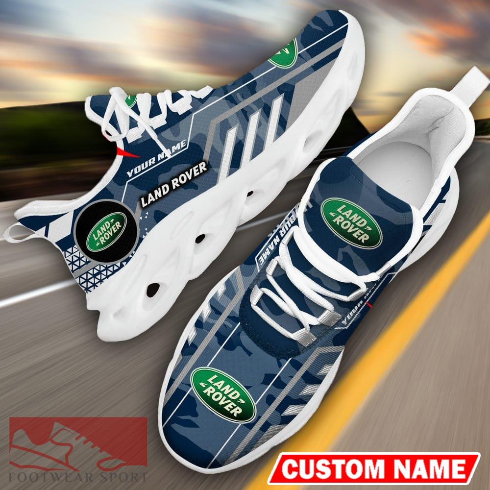 Custom Name Land Rover Logo Camo Navy Max Soul Sneakers Racing Car And Motorcycle Chunky Sneakers - Land Rover Logo Racing Car Tractor Farmer Max Soul Shoes Personalized Photo 20