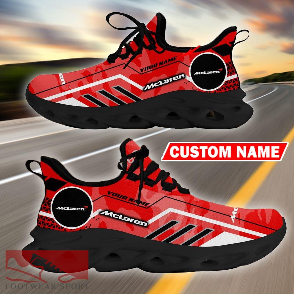 Custom Name McLaren Logo Camo Red Max Soul Sneakers Racing Car And Motorcycle Chunky Sneakers - McLaren Logo Racing Car Tractor Farmer Max Soul Shoes Personalized Photo 4