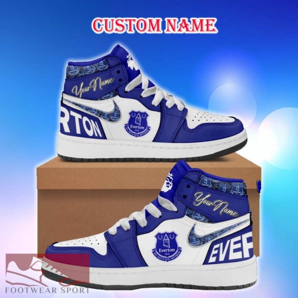 Everton Air Jordan HighTop Shoes Ideas Custom Name Gift Fans Hightop Sneakers - Everton Air Jordan HighTop Shoes Ideas Custom Name Gift Fans Hightop Sneakers