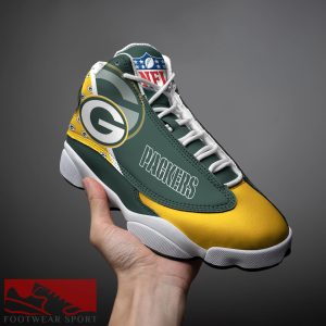 Green Bay Packers Custom Name Air Jordan 13 Sports Shoes For Fans Gift Men And Women - Green Bay Packers Custom Name Air Jordan 13 Sports Shoes_3