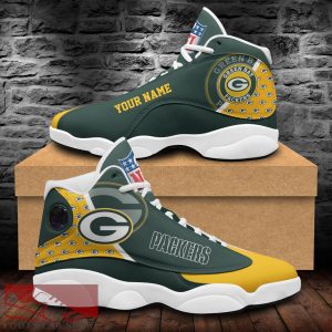 Green Bay Packers Custom Name Air Jordan 13 Sports Shoes For Fans Gift Men And Women - Green Bay Packers Custom Name Air Jordan 13 Sports Shoes_1