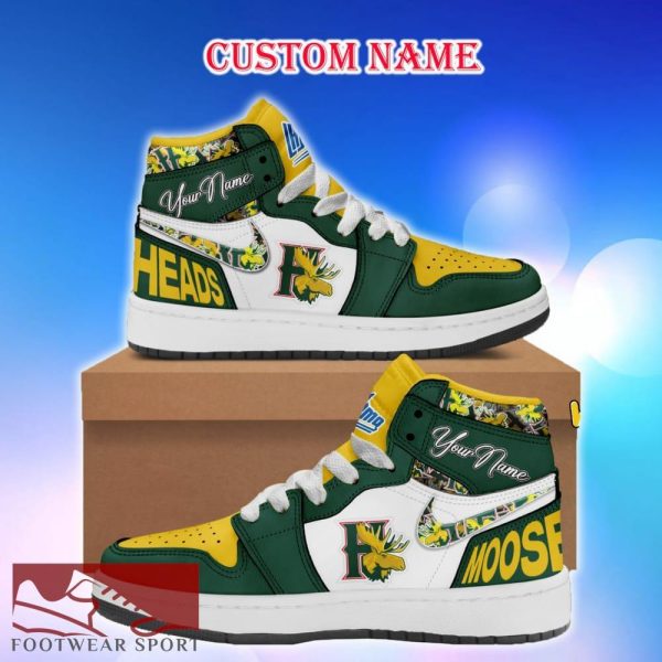 Halifax Mooseheads Air Jordan HighTop Shoes Ideas Custom Name Gift Fans Hightop Sneakers - Halifax Mooseheads Air Jordan HighTop Shoes Ideas Custom Name Gift Fans Hightop Sneakers