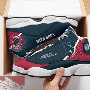 Houston Texans Custom Name Air Jordan 13 Sports Shoes For Fans Gift Men And Women - Houston Texans Custom Name Air Jordan 13 Sports Shoes_2