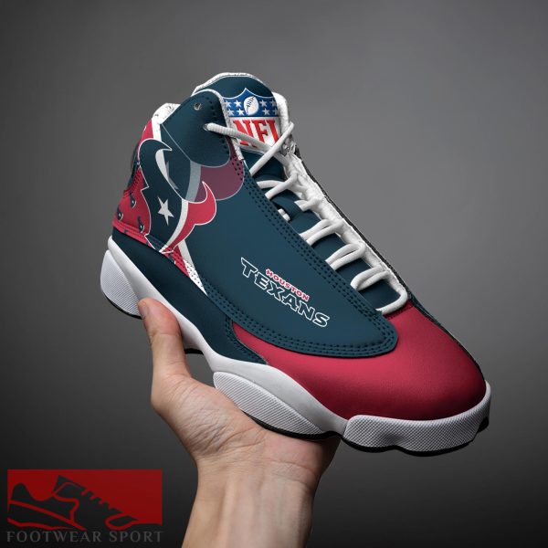 Houston Texans Custom Name Air Jordan 13 Sports Shoes For Fans Gift Men And Women - Houston Texans Custom Name Air Jordan 13 Sports Shoes_3