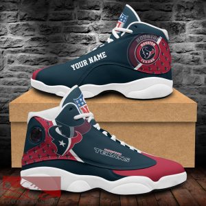 Houston Texans Custom Name Air Jordan 13 Sports Shoes For Fans Gift Men And Women - Houston Texans Custom Name Air Jordan 13 Sports Shoes_1