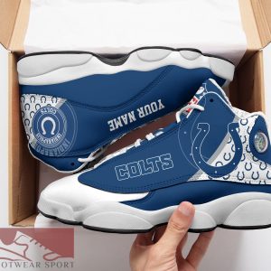 Indianapolis Colts Custom Name Air Jordan 13 Sports Shoes For Fans Gift Men And Women - Indianapolis Colts Custom Name Air Jordan 13 Sports Shoes_2