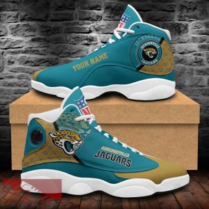 Jacksonville Jaguars Custom Name Air Jordan 13 Sports Shoes For Fans Gift Men And Women - Jacksonville Jaguars Custom Name Air Jordan 13 Sports Shoes_1