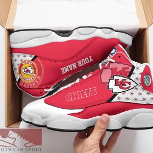 Kansas City Chiefs Custom Name Air Jordan 13 Sports Shoes For Fans Gift Men And Women - Kansas City Chiefs Custom Name Air Jordan 13 Sports Shoes_2