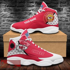 Kansas City Chiefs Custom Name Air Jordan 13 Sports Shoes For Fans Gift Men And Women - Kansas City Chiefs Custom Name Air Jordan 13 Sports Shoes_1