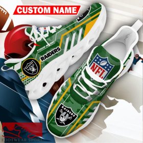 Las Vegas Raiders NFL Logo Sport Sneakers Camo Green Max Soul Shoes Personalized - Las Vegas Raiders NFL Logo Chunky Sneakers Camo Max Soul Shoes Personalized Photo 17