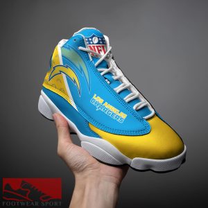 Los Angeles Chargers Custom Name Air Jordan 13 Sports Shoes For Fans Gift Men And Women - Los Angeles Chargers Custom Name Air Jordan 13 Sports Shoes_3