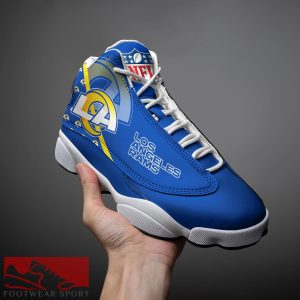 Los Angeles Rams Custom Name Air Jordan 13 Sports Shoes For Fans Gift Men And Women - Los Angeles Rams Custom Name Air Jordan 13 Sports Shoes_3