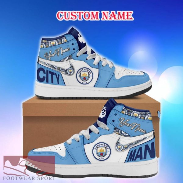 Manchester City Air Jordan HighTop Shoes Ideas Custom Name Gift Fans Hightop Sneakers - Manchester City Air Jordan HighTop Shoes Ideas Custom Name Gift Fans Hightop Sneakers