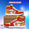 Manchester United Air Jordan HighTop Shoes Ideas Custom Name Gift Fans Hightop Sneakers - Manchester United Air Jordan HighTop Shoes Ideas Custom Name Gift Fans Hightop Sneakers