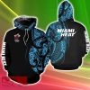 Miami Heat Yarn 3D Hoodie New Gift Fans Full Over Print For Men And Women - Miami Heat Yarn 3D Hoodie New Gift Fans Full Over Print For Men And Women