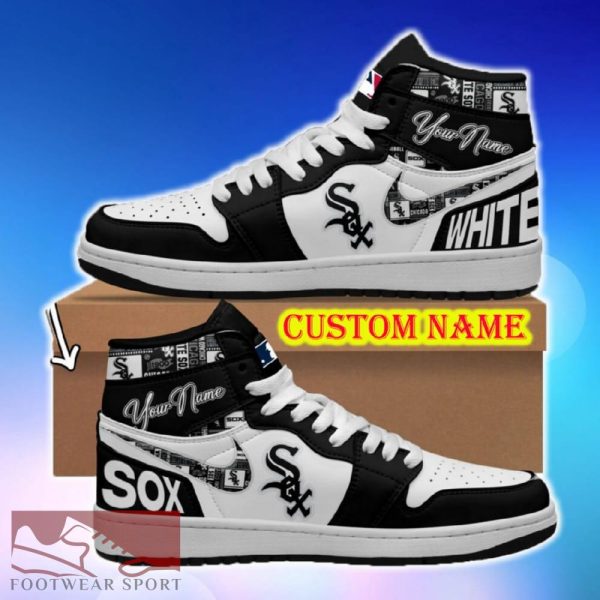 MLB Chicago White Sox Air Jordan HighTop Shoes Ideas Custom Name Gift Fans Hightop Sneakers - MLB Chicago White Sox Air Jordan HighTop Shoes Ideas Custom Name Gift Fans Hightop Sneakers