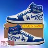 MLB Los Angeles Dodgers Air Jordan HighTop Shoes Ideas Custom Name Gift Fans Hightop Sneakers - MLB Los Angeles Dodgers Air Jordan HighTop Shoes Ideas Custom Name Gift Fans Hightop Sneakers