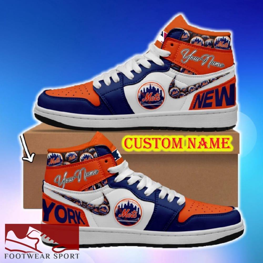 MLB New York Mets Air Jordan HighTop Shoes Ideas Custom Name Gift Fans Hightop Sneakers - MLB New York Mets Air Jordan HighTop Shoes Ideas Custom Name Gift Fans Hightop Sneakers