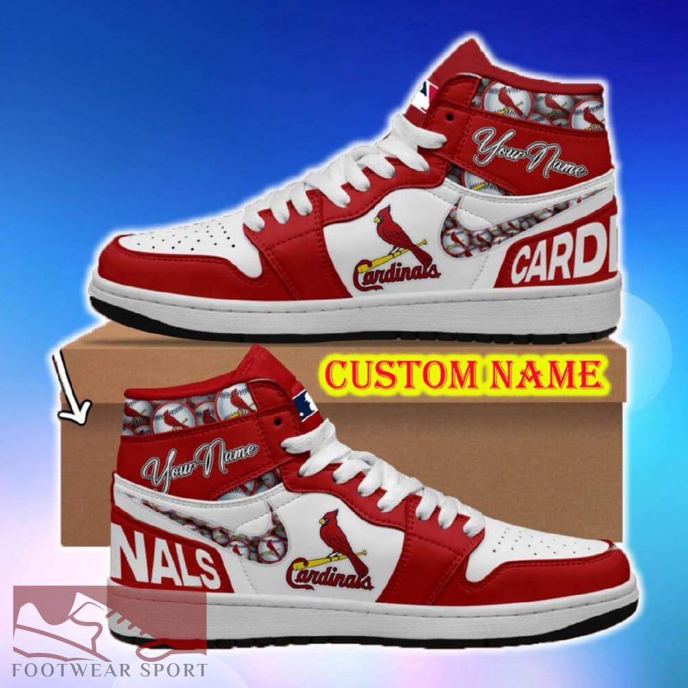 MLB St Louis Cardinals Air Jordan HighTop Shoes Ideas Custom Name Gift Fans Hightop Sneakers - MLB St Louis Cardinals Air Jordan HighTop Shoes Ideas Custom Name Gift Fans Hightop Sneakers