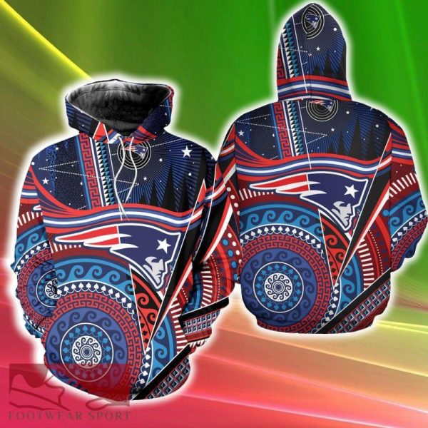 New England Patriots Hygge 3D Hoodie New Gift Fans Full Over Print For Men And Women - New England Patriots Hygge 3D Hoodie New Gift Fans Full Over Print For Men And Women