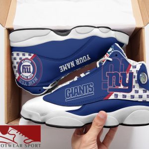 New York Giants Custom Name Air Jordan 13 Sports Shoes For Fans Gift Men And Women - New York Giants Custom Name Air Jordan 13 Sports Shoes_2