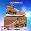 New York Jets Brown Air Jordan HighTop Shoes Ideas Custom Name Gift Fans Hightop Sneakers - New York Jets Brown Air Jordan HighTop Shoes Ideas Custom Name Gift Fans Hightop Sneakers