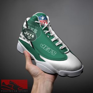 New York Jets Custom Name Air Jordan 13 Sports Shoes For Fans Gift Men And Women - New York Jets Custom Name Air Jordan 13 Sports Shoes_3