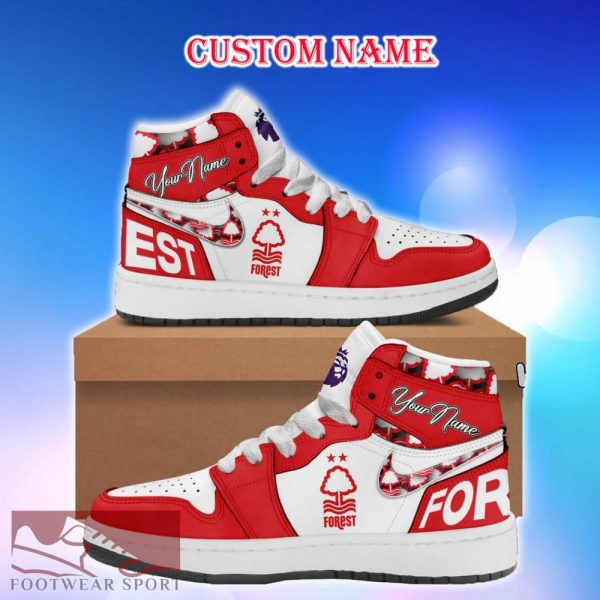 Nottingham Forest Air Jordan HighTop Shoes Ideas Custom Name Gift Fans Hightop Sneakers - Nottingham Forest Air Jordan HighTop Shoes Ideas Custom Name Gift Fans Hightop Sneakers