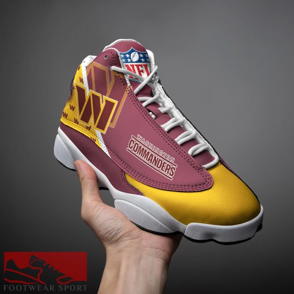 Washington Commanders Custom Name Air Jordan 13 Sports Shoes For Fans Gift Men And Women - Washington Commanders Custom Name Air Jordan 13 Sports Shoes_3