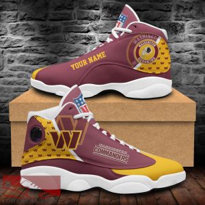 Washington Commanders Custom Name Air Jordan 13 Sports Shoes For Fans Gift Men And Women - Washington Commanders Custom Name Air Jordan 13 Sports Shoes_1