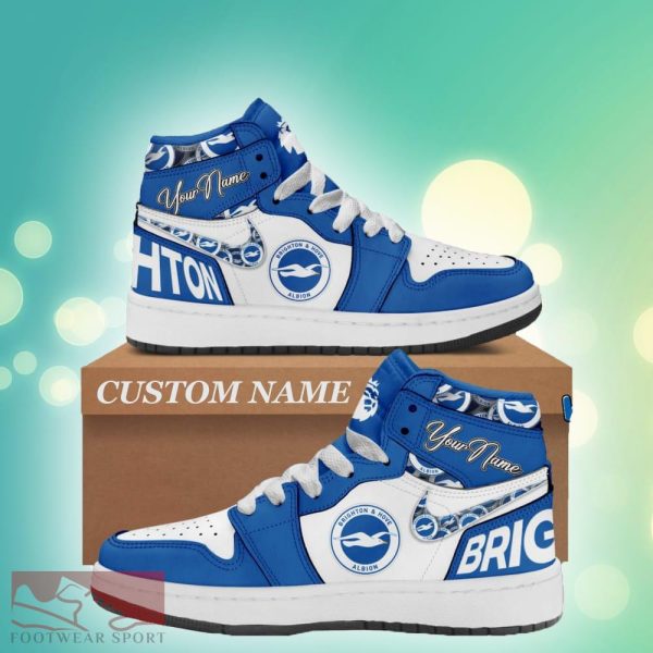 Custom Name Brighton Air Jordan HighTop Shoes New Gift For Men And Women - Custom Name Brighton Air Jordan HighTop Shoes New Gift For Men And Women