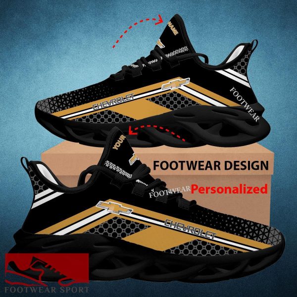 Car Racing Chevrolet Logo New Design Max Soul Shoes Custom Name For Men Women Chunky Sneaker Represent Fans - Car Racing Chevrolet Logo New Design Chunky Shoes Custom Name Photo 2