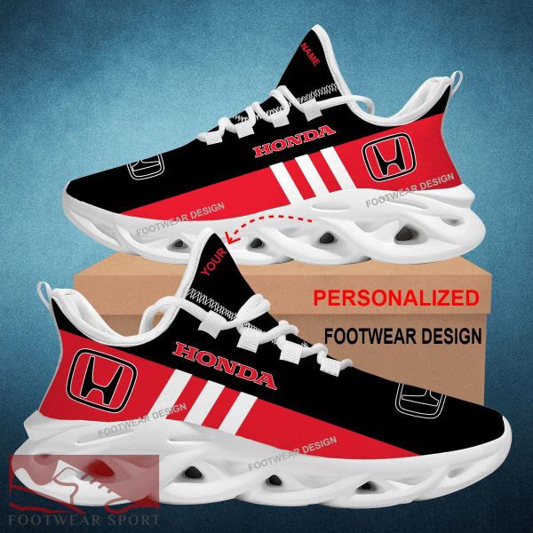 Car Racing Honda Style Chunky Shoes New Design Gift Fans Max Soul Sneakers Personalized - Car Racing Honda Logo New Style Chunky Shoes Photo 2