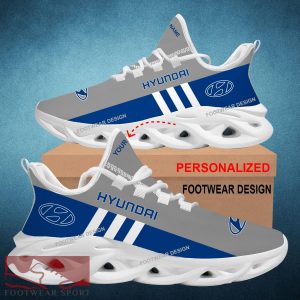 Car Racing Hyundai Style Chunky Shoes New Design Gift Fans Max Soul Sneakers Personalized - Car Racing Hyundai Logo New Style Chunky Shoes Photo 2