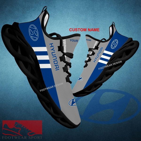 Car Racing Hyundai Style Chunky Shoes New Design Gift Fans Max Soul Sneakers Personalized - Car Racing Hyundai Logo New Style Chunky Shoes Photo 1