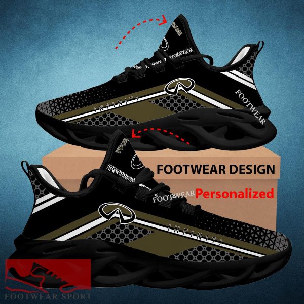 Car Racing Infiniti Logo New Design Max Soul Shoes Custom Name For Men Women Sport Sneaker Streetstyle Fans - Car Racing Infiniti Logo New Design Chunky Shoes Custom Name Photo 2