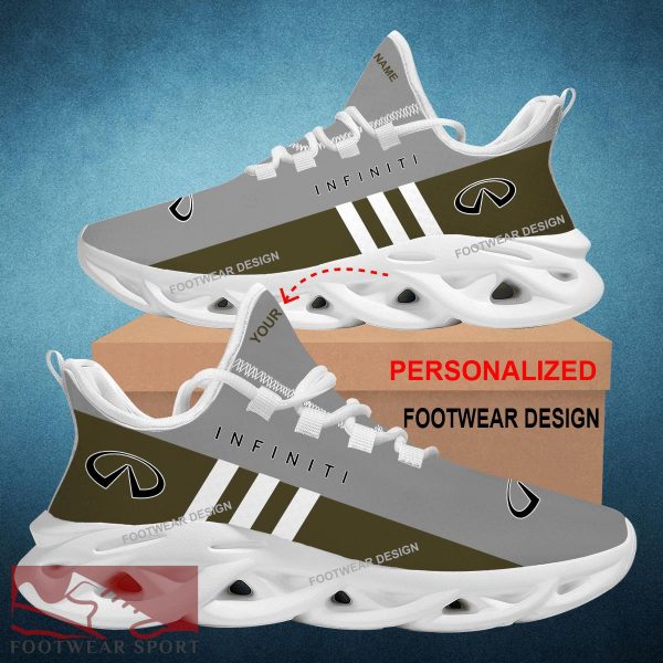 Car Racing Infiniti Style Chunky Shoes New Design Gift Fans Max Soul Sneakers Personalized - Car Racing Infiniti Logo New Style Chunky Shoes Photo 2