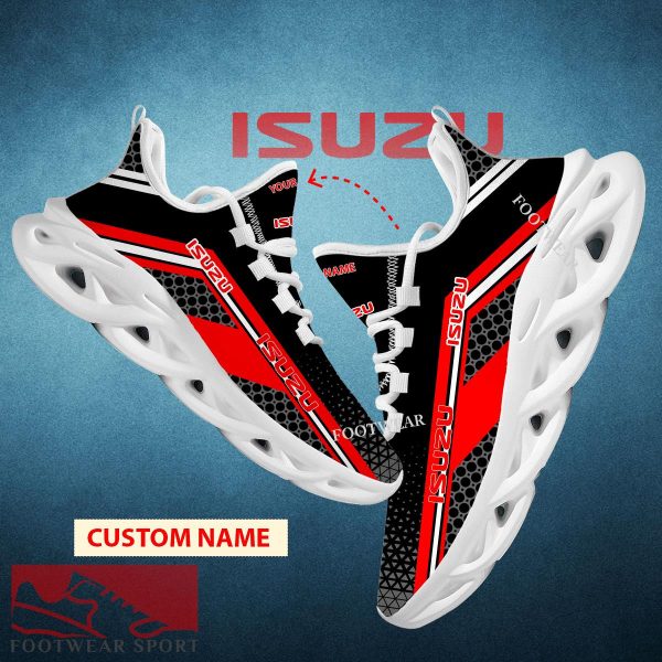 Car Racing Isuzu Logo New Design Max Soul Shoes Custom Name For Men Women Running Sneaker Pop Fans - Car Racing Isuzu Logo New Design Chunky Shoes Custom Name Photo 1