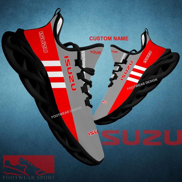 Car Racing Isuzu Style Chunky Shoes New Design Gift Fans Max Soul Sneakers Personalized - Car Racing Isuzu Logo New Style Chunky Shoes Photo 1