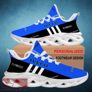 Car Racing Iveco Style Chunky Shoes New Design Gift Fans Max Soul Sneakers Personalized - Car Racing Iveco Logo New Style Chunky Shoes Photo 2