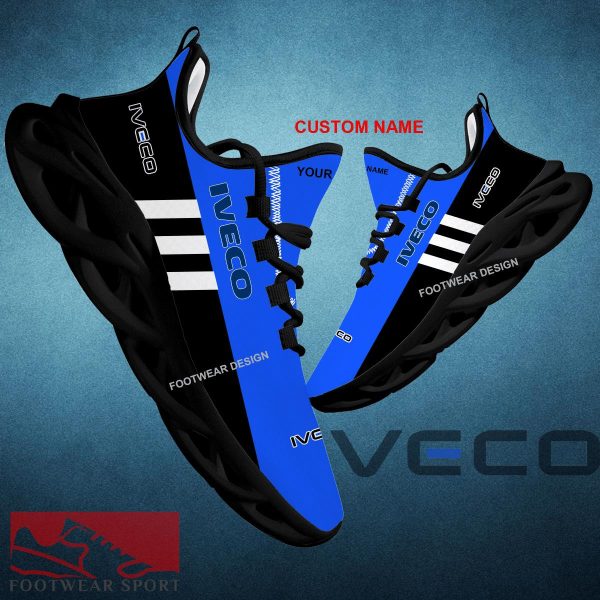 Car Racing Iveco Style Chunky Shoes New Design Gift Fans Max Soul Sneakers Personalized - Car Racing Iveco Logo New Style Chunky Shoes Photo 1