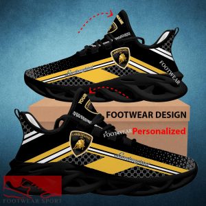 Car Racing Lamborghini Logo New Design Max Soul Shoes Custom Name For Men Women Running Sneaker Complement Fans - Car Racing Lamborghini Logo New Design Chunky Shoes Custom Name Photo 2